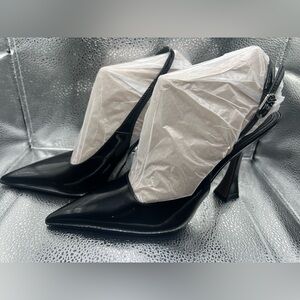 Sam Edelman Odette black leather heels